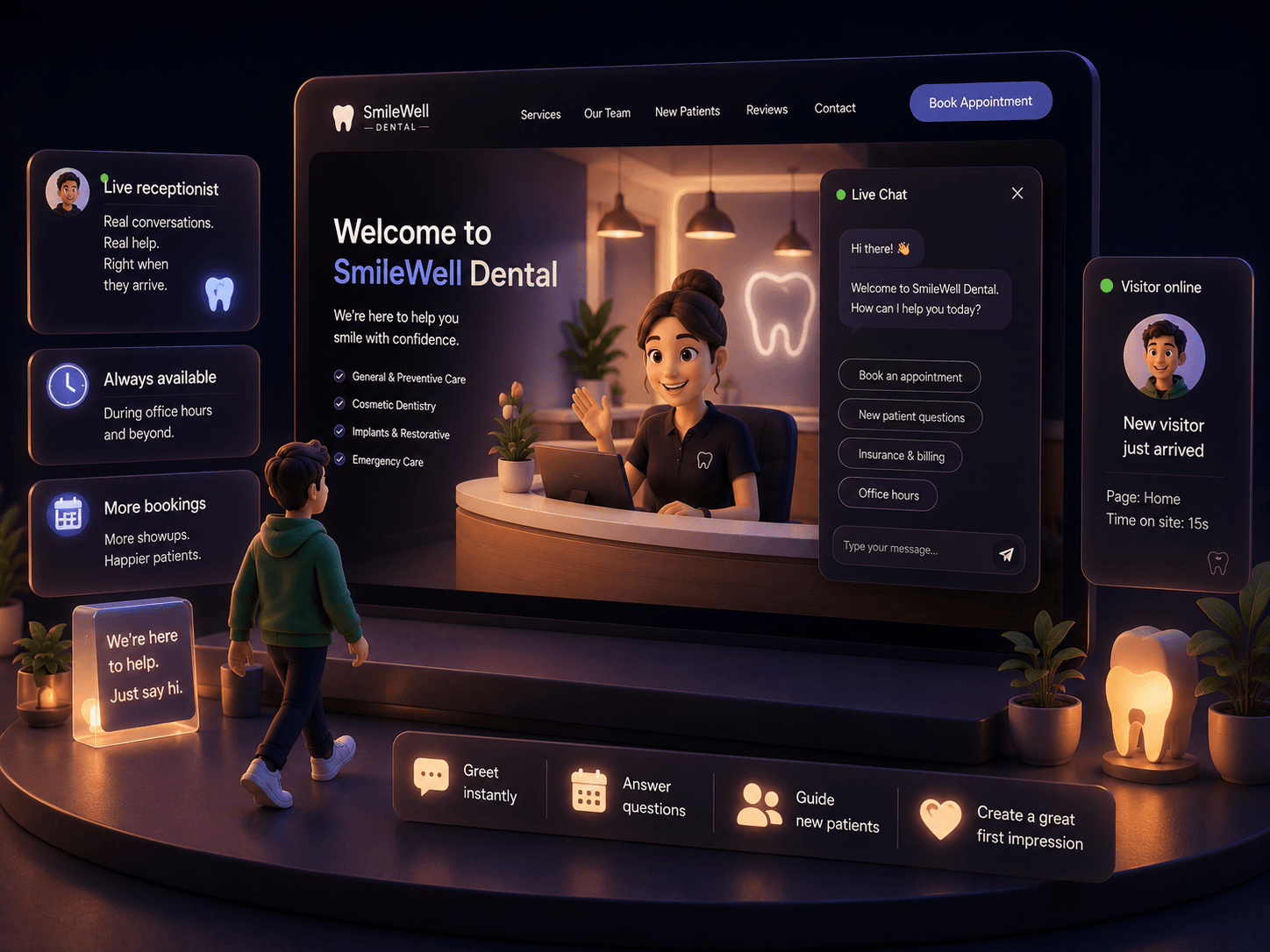Extend your front desk online